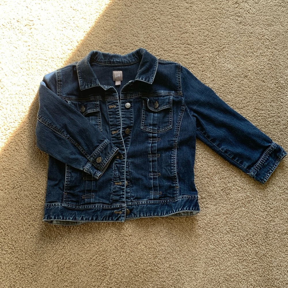 J.jill Denim Stretch Jacket Size S